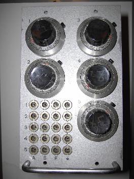 Five potentiometers front